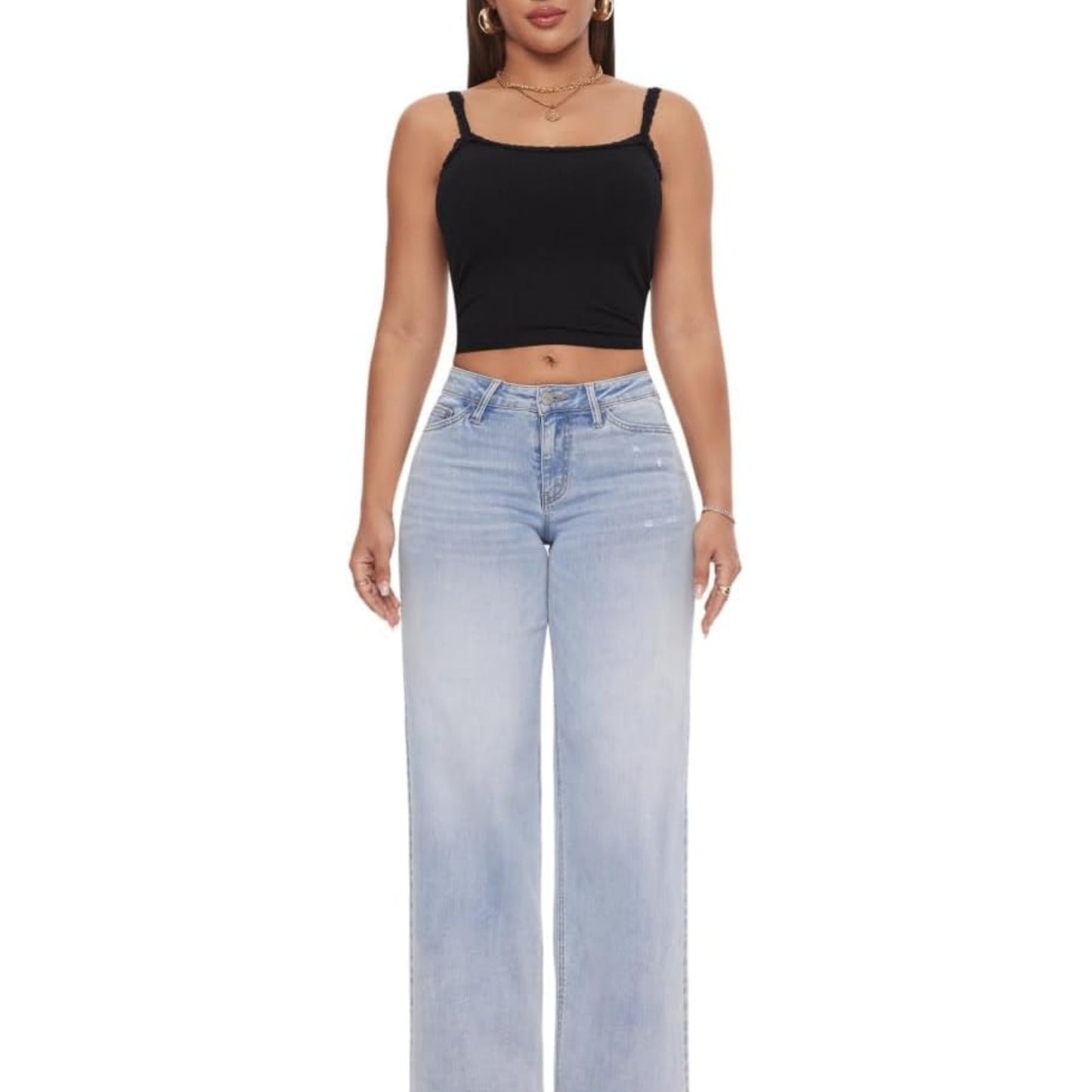 Women's Straight-Leg Loose Jeans