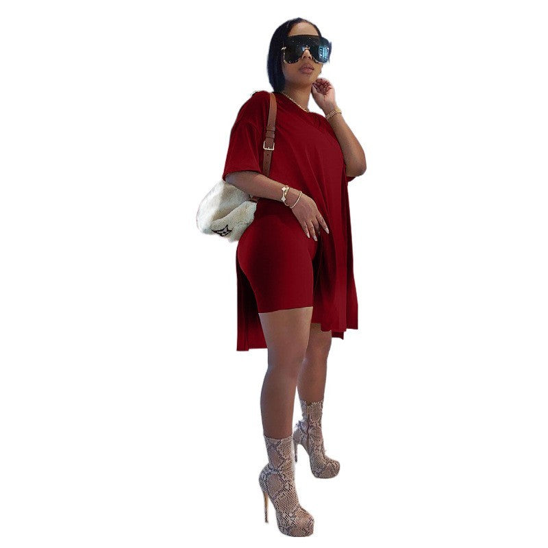 Summer Short-Sleeved Suit