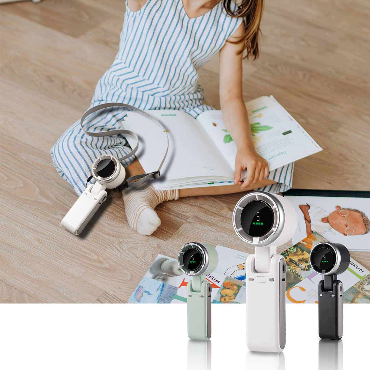BreezeBloom™ Foldable Fan